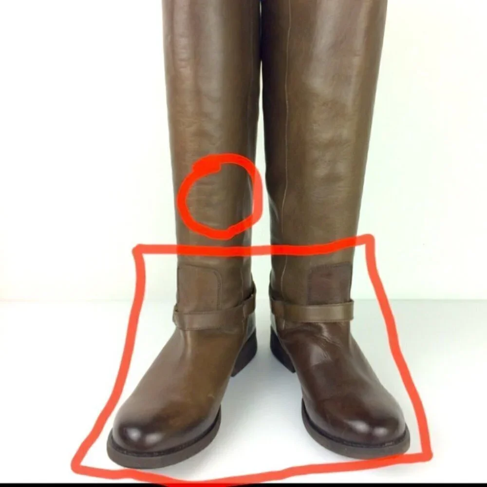 Steve Madden Leather Riding Boots size 7 M - Picture 4 of 8
